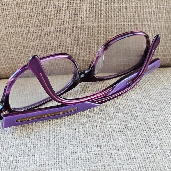 marc by Marc Jacobs Eyeglasses Frame Purple Tone MMJ482 52[]16 135 Glasses - Picture 8 of 12